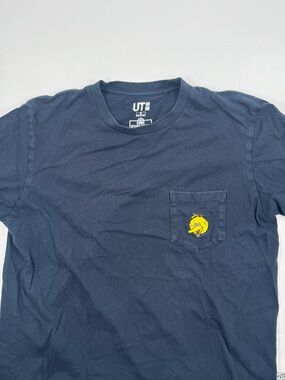 KAWS Navy Blue Graphic Neck Tee